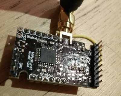 NoteRF V2.0 partly soldered